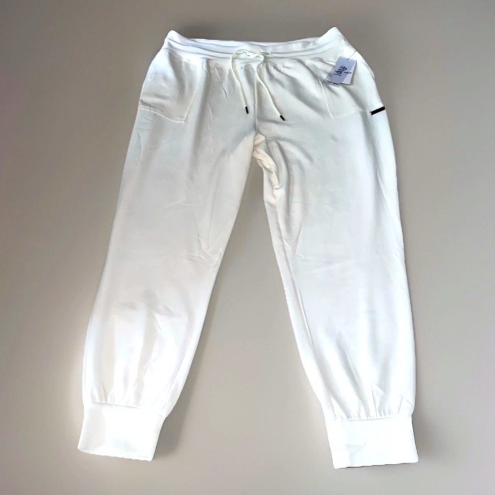 Nine West Active‎ Plus Size 2X Joggers Pants Ivory New